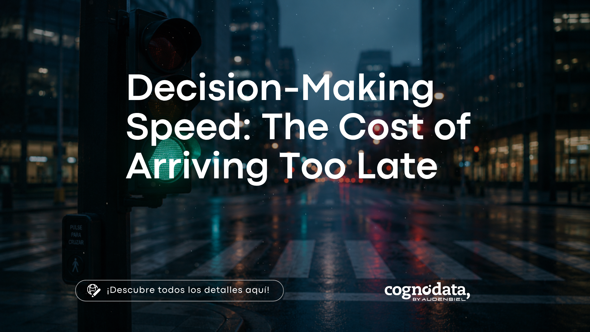The quality of a decision also depends on when it arrives.